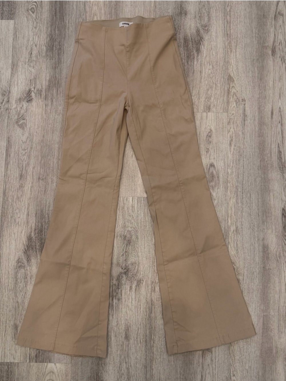 Garage‎ Tan Low Rise Flare Pants XS 24” Waist